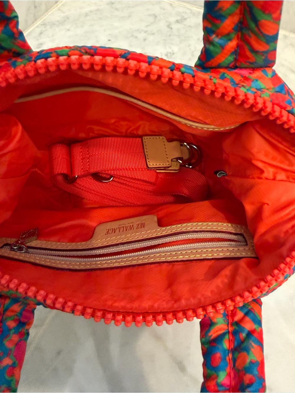 MZ Wallace Poppy Print Micro Sutton - Picture 8 of 14
